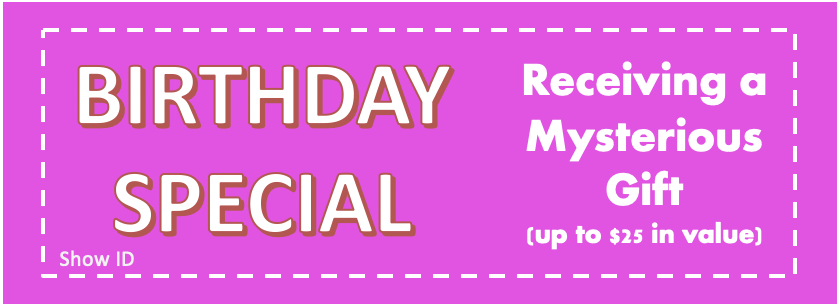 let us know your birthday, we will have a special giftbox