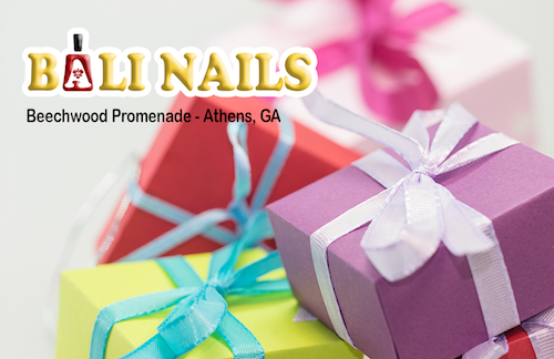 Bali Nails - all event giftcard theme